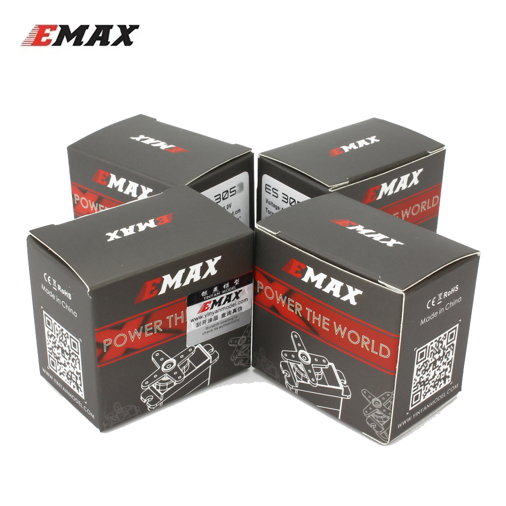 Rc Helicopter Servo - 4 pz. EMAX ES3054 ES3004 ES3001