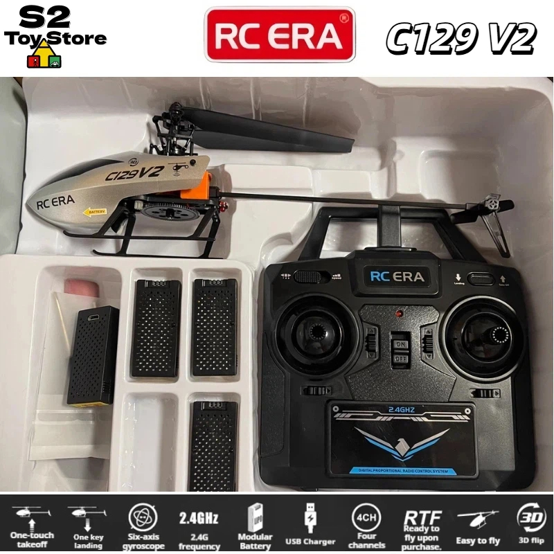 Rc Helicopter Gyro - Elicottero RC ERA C129V2 4CH 2.4GHz
