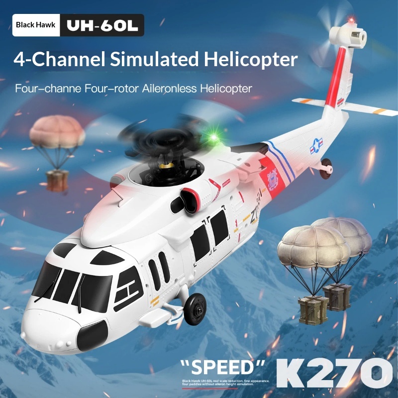 Wltoys K270 Black Hawk UH-60L  - Rc Helicopter Gyro recensione e prezzo