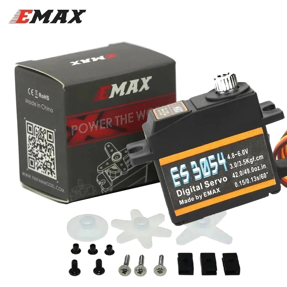 4 pz. EMAX ES3054 ES3004 ES300 - Rc Helicopter Servo recensione e prezzo